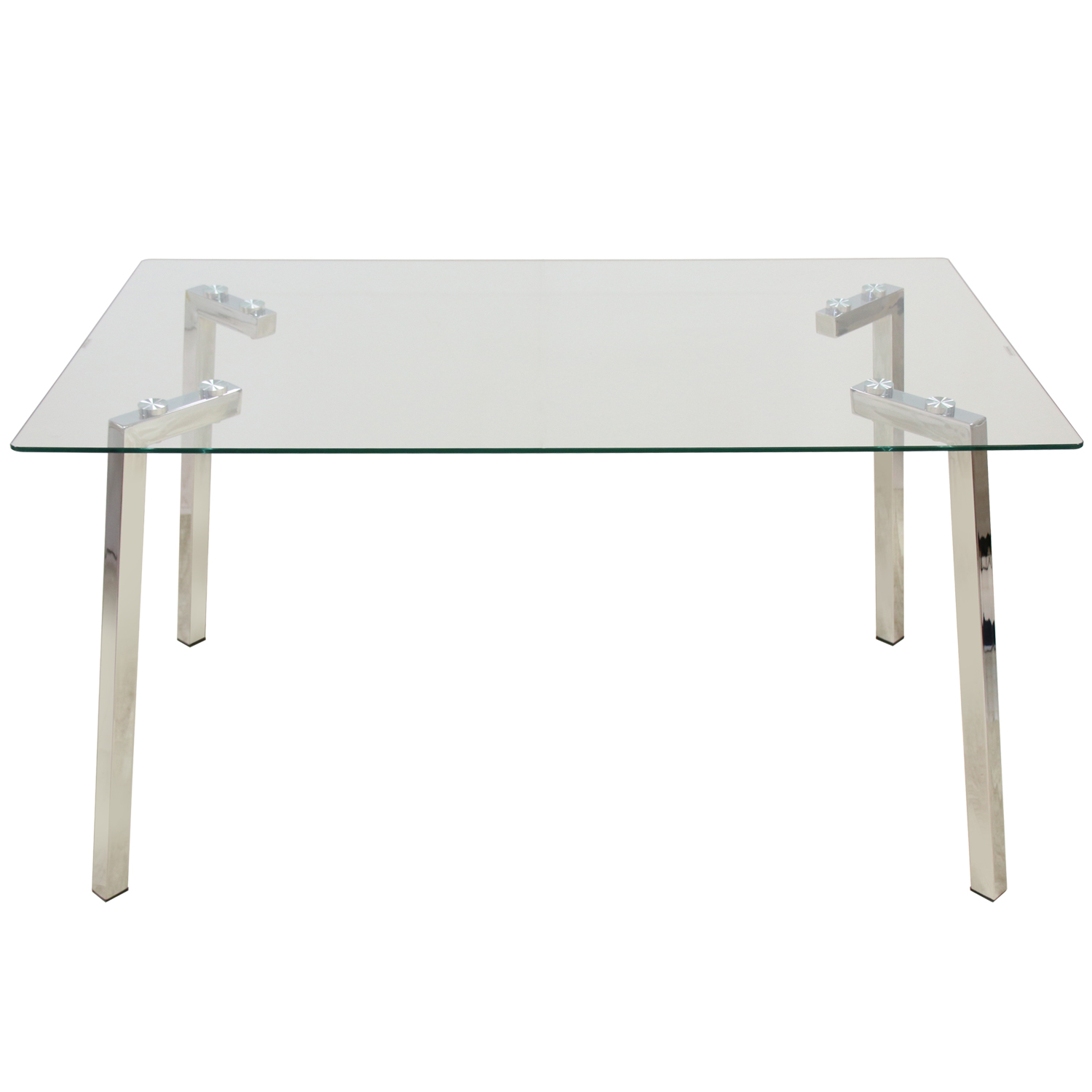 40357 - Mesa comedor metal/cristal+90977