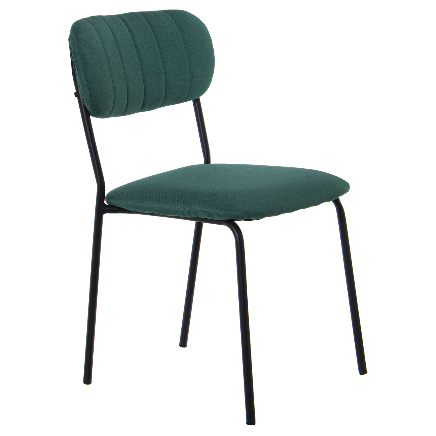 Set 4 sillas terciopelo verde - BoskeDecor - HOME&DECO